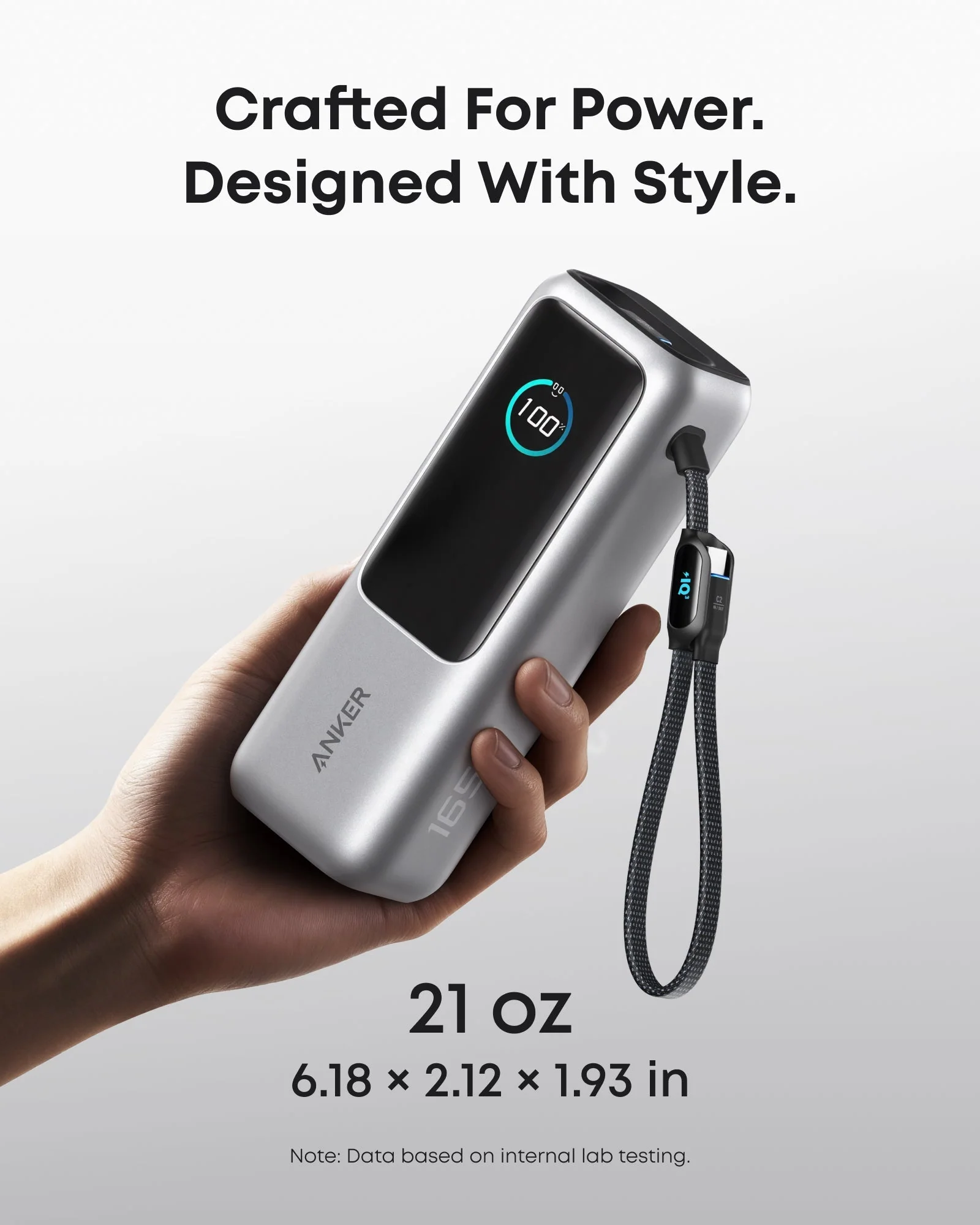 Anker Laptop Power Bank (25K, 165W, Built-In and Retractable Cables) - Image 7