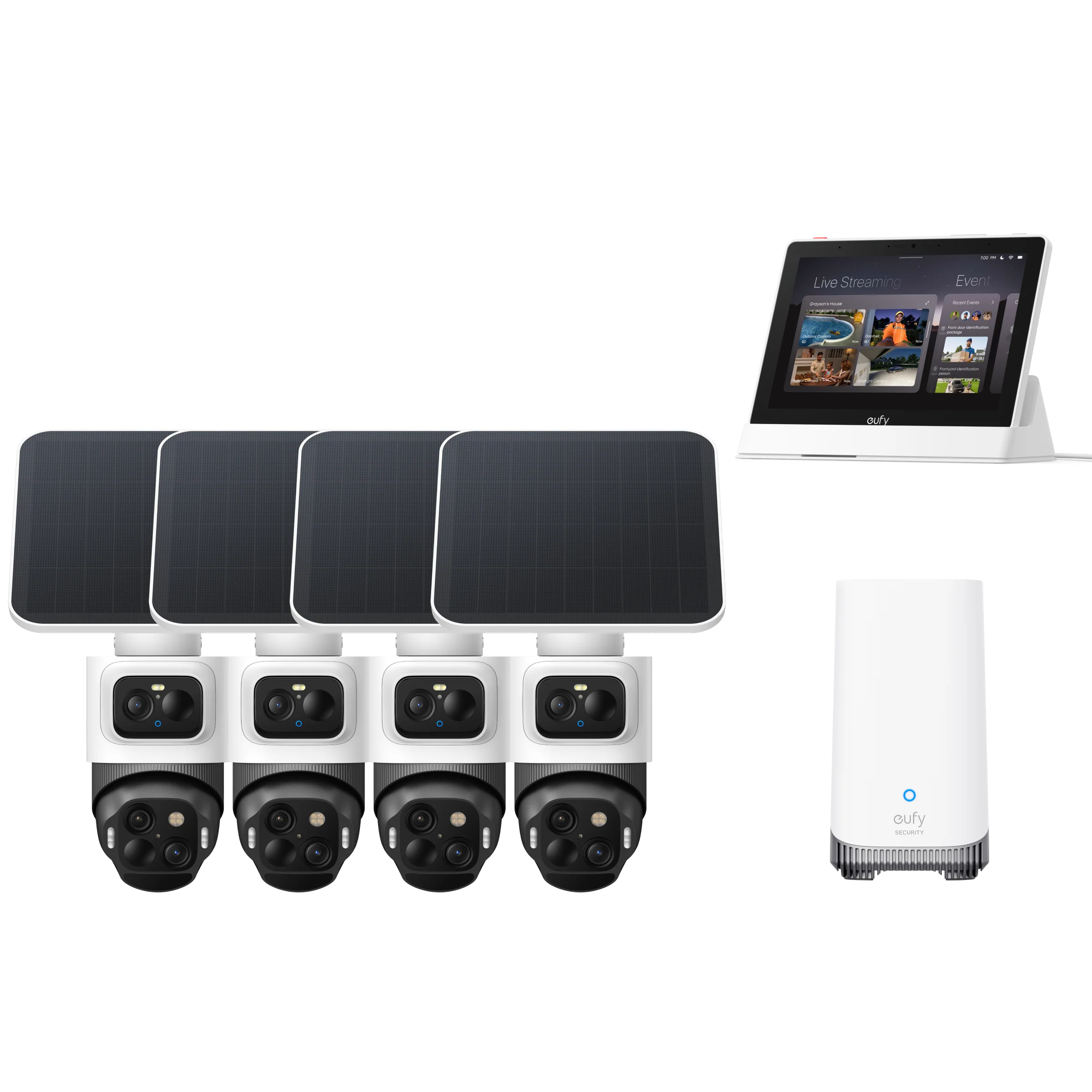 eufyCam S4 4-Cam Kit + eufy Smart Display E10 - Image 8