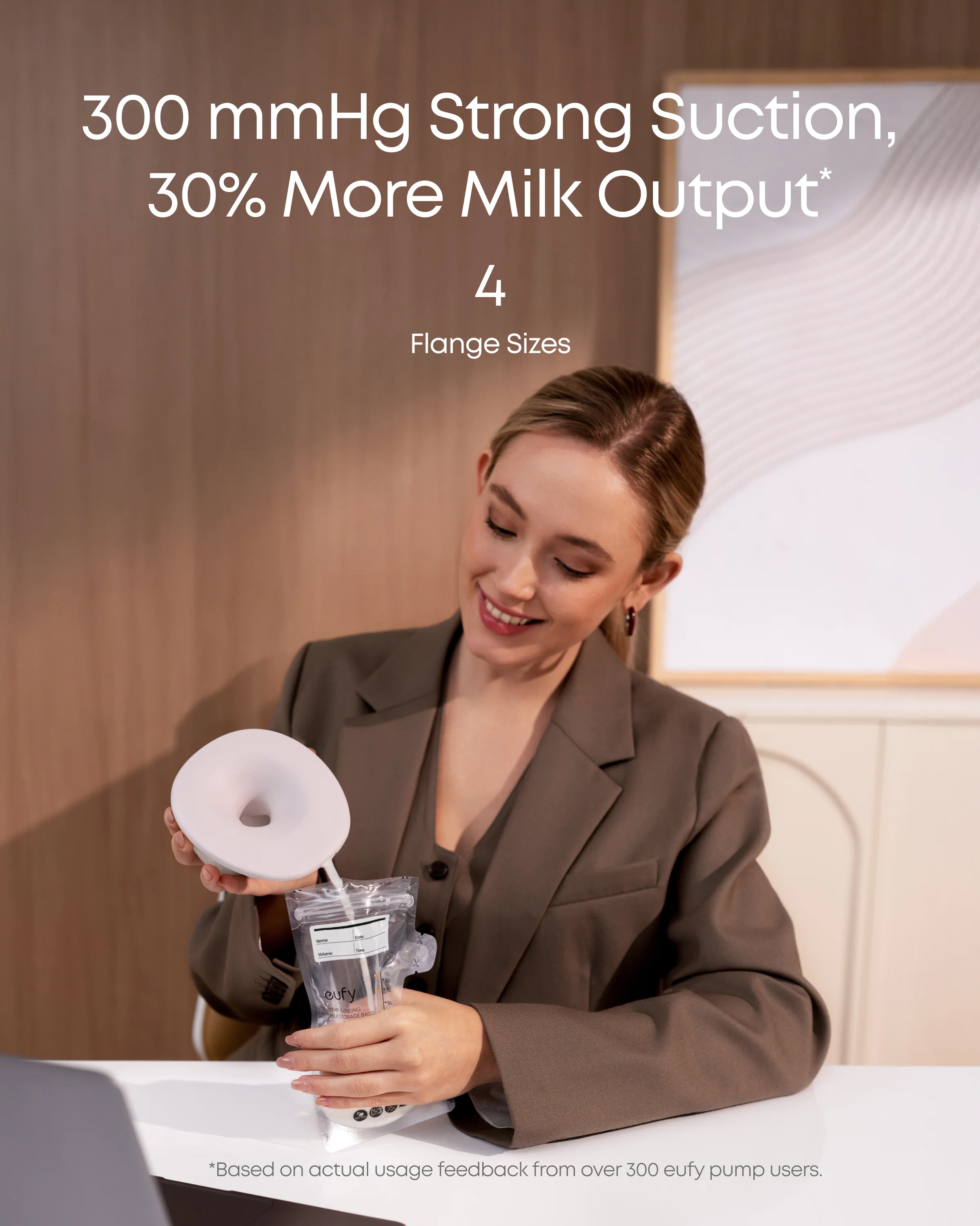 eufy Wearable Breast Pump S1 Pro Essential Kit with 24mm Flange - Image 6
