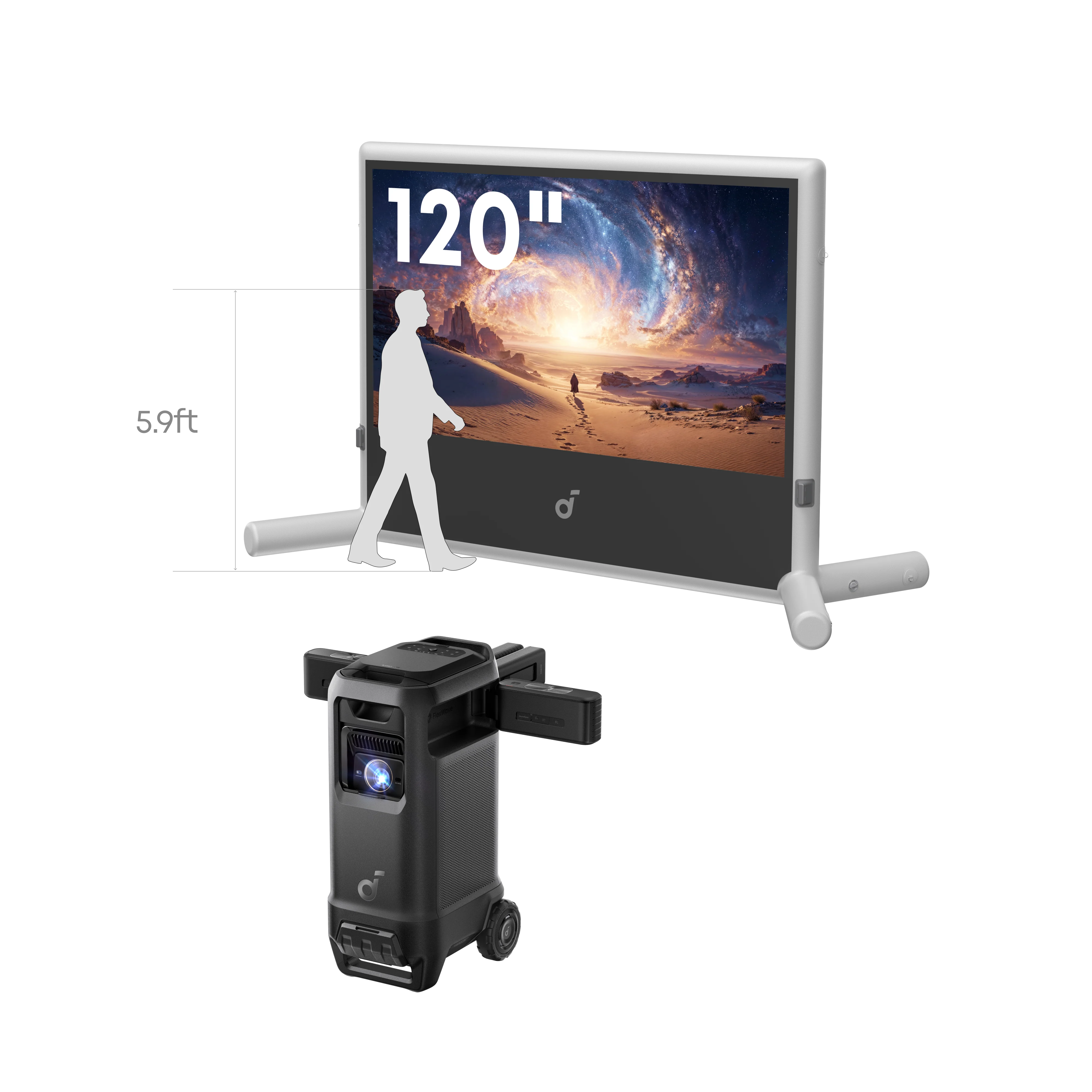 soundcore Nebula X1 Pro 4K Projector | World's First Mobile Theater Station - Image 21