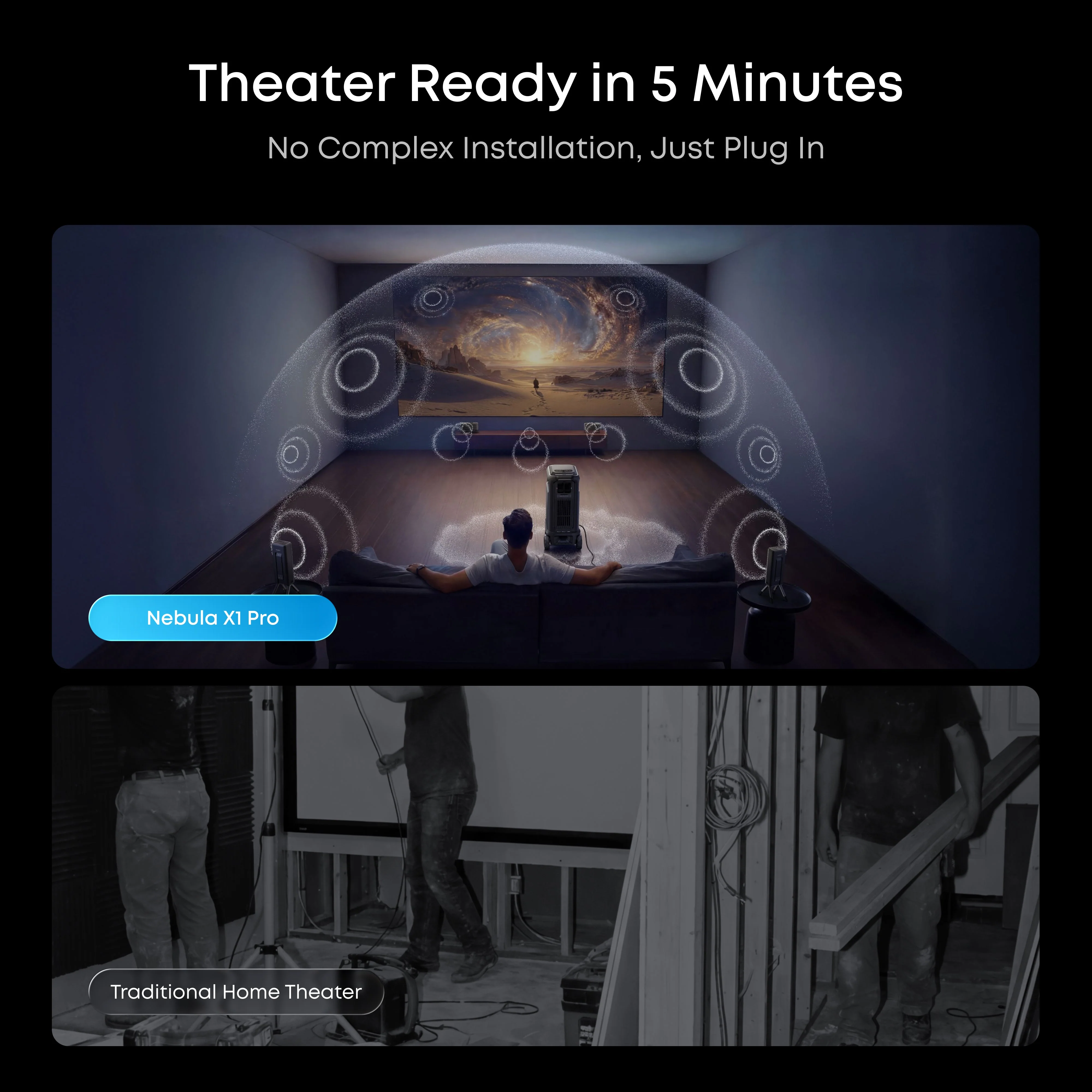 soundcore Nebula X1 Pro 4K Projector | World's First Mobile Theater Station - Image 23