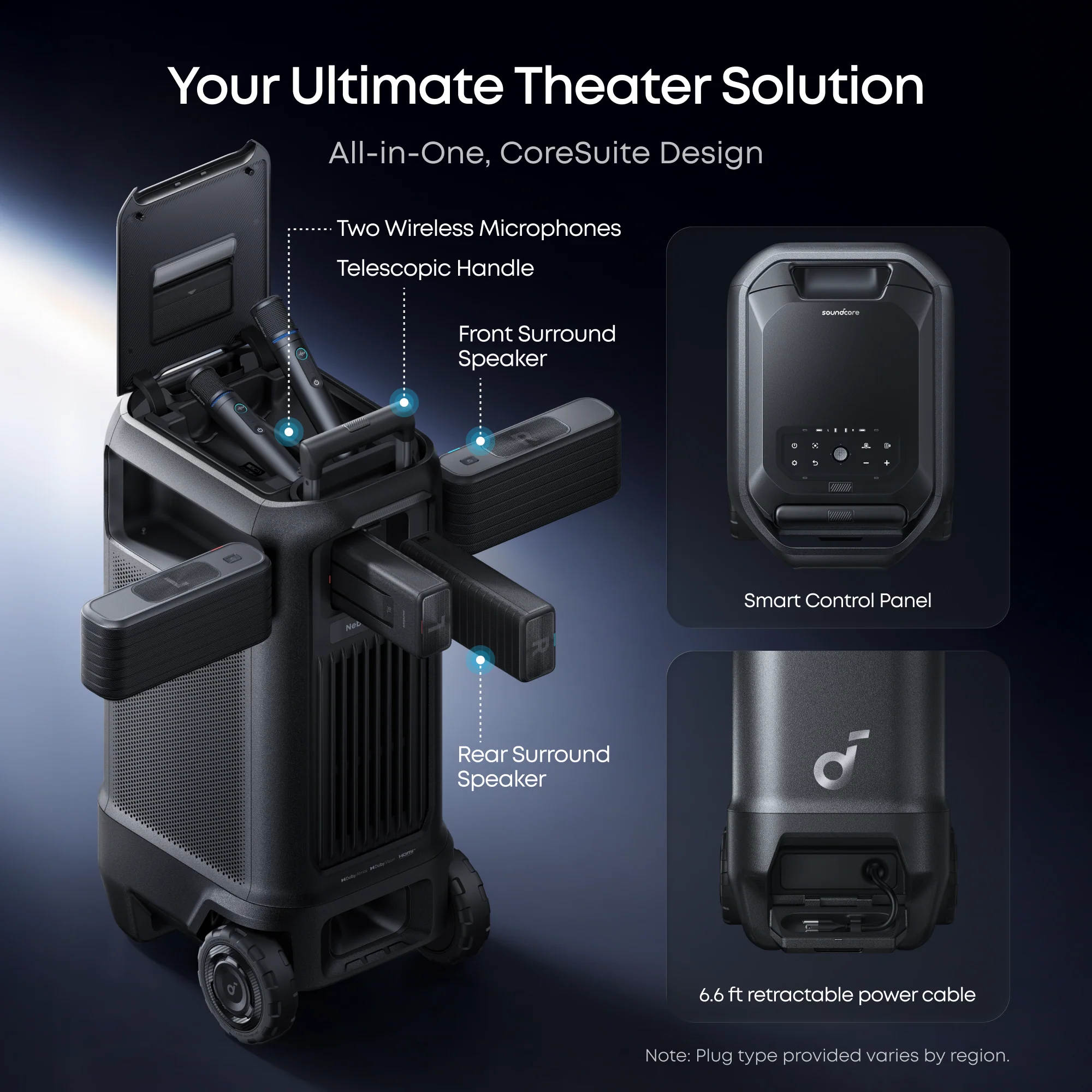 soundcore Nebula X1 Pro 4K Projector | World's First Mobile Theater Station - Image 7