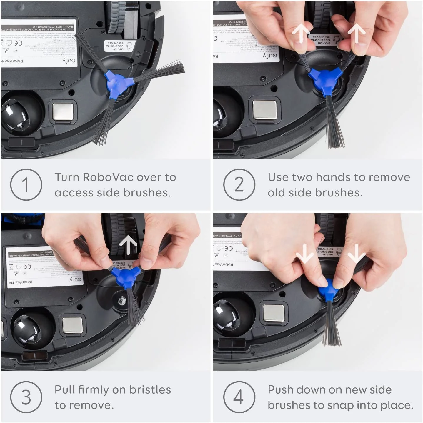 Side brush, Compatible with 11S,11S PLUS,11S MAX,12,15C,15C MAX,15T,25C,30,30C - Image 2