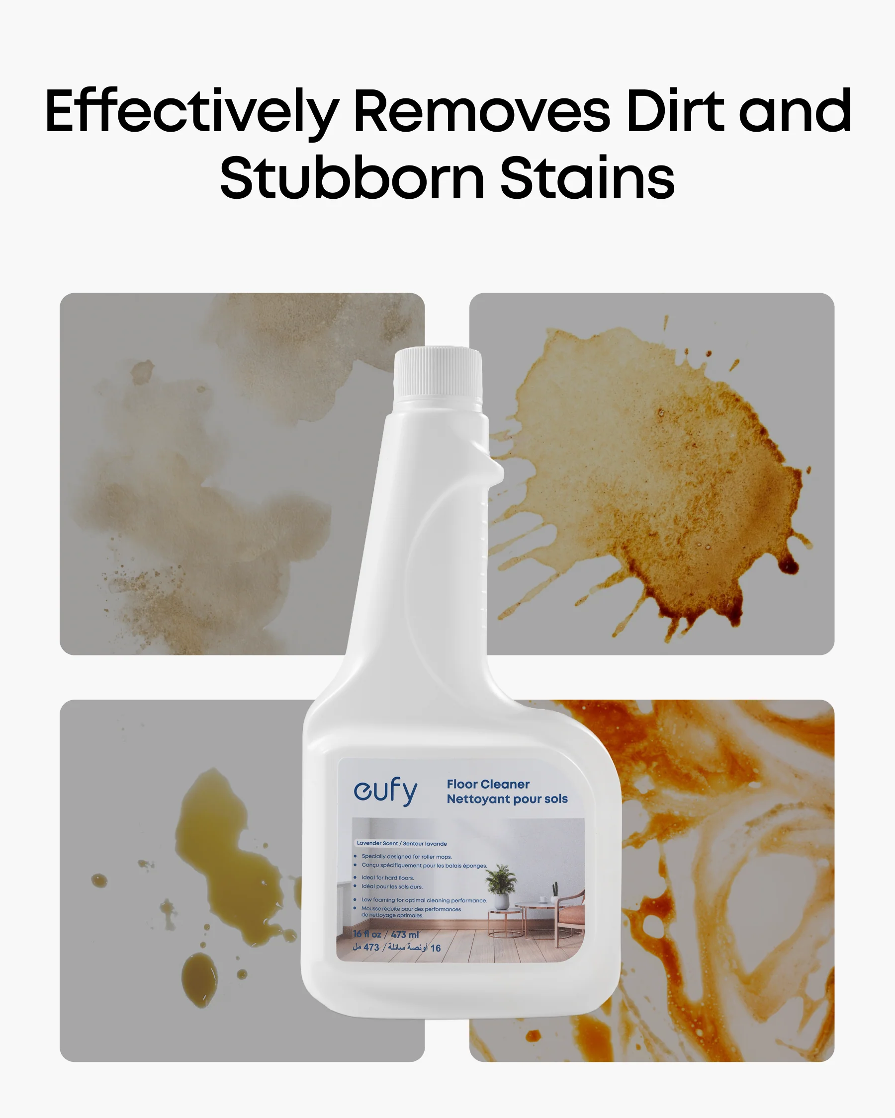 eufy Floor Cleaner, Ready to Use, 473 ml, Floor Cleaner, Accessory Compatible with eufy E28 & eufy C28 - Image 4