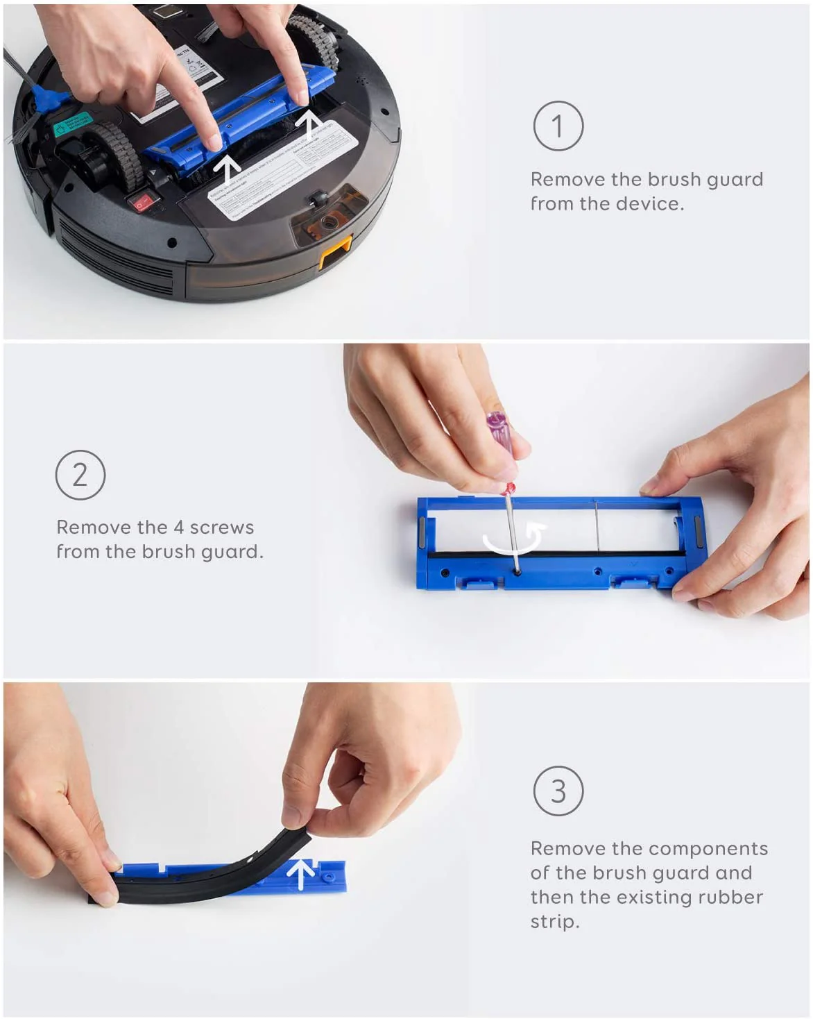 RoboVac Replacement Rubber Strip, Compatible with 11S,11S PLUS,11S MAX,12,15C,15C MAX - Image 2