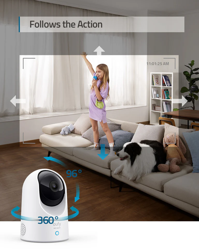 Indoor Cam E220 (2K, 2-Cam Kit, Pan & Tilt) - Image 5