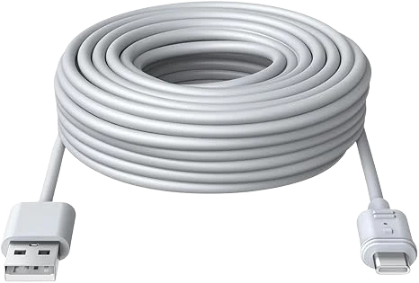 15ft (4.5m) USB-A to USB-C Power Cable for eufyCam S3 Pro and All Upcoming eufy Battery Cameras - Image 2