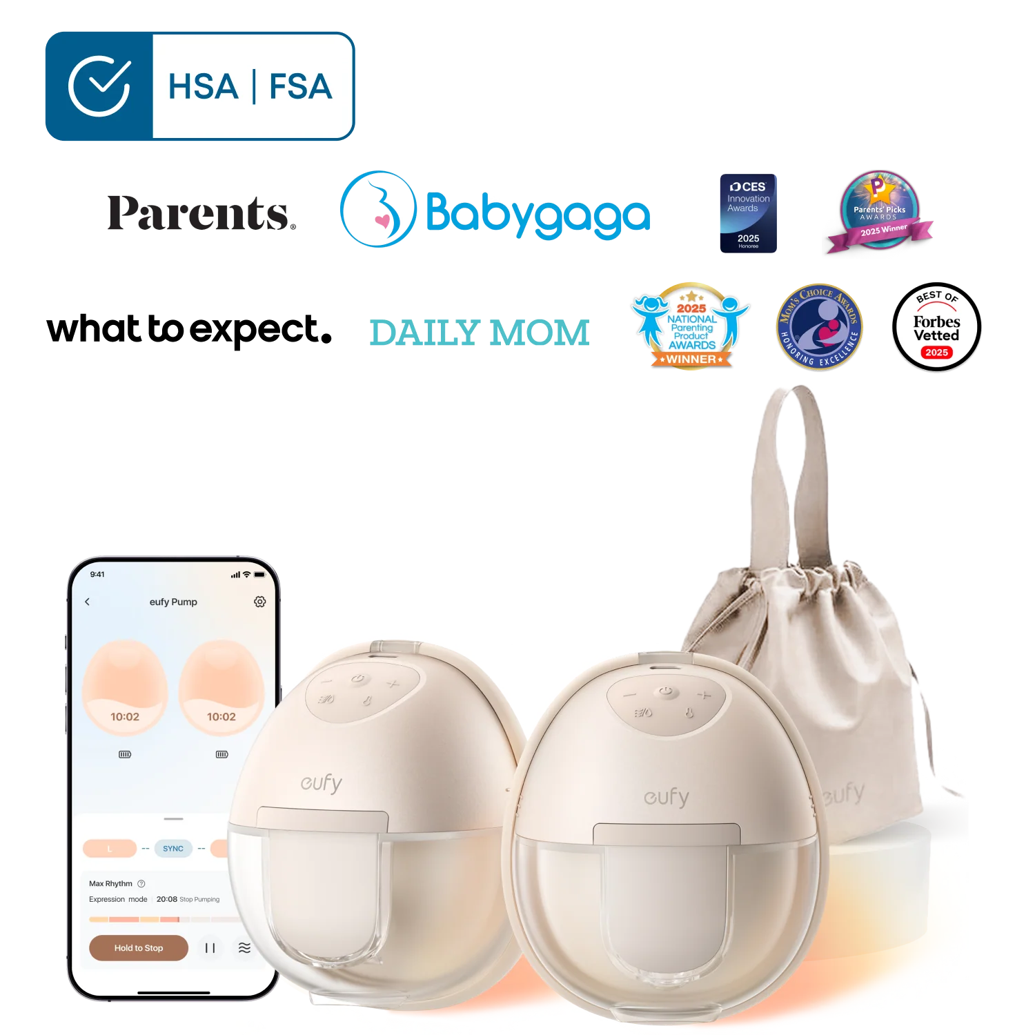 eufy Wearable Breast Pump S1
